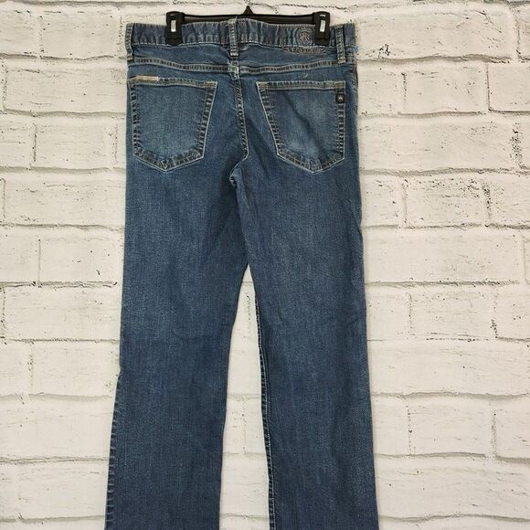 Rock and Republic Mens Neil 34x34 Relaxed Straight Mid Rise Blue Jeans Denim - Picture 6 of 11
